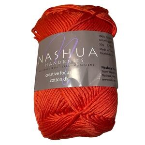 Nashua Handknits Creative Focus Cotton DK Yarn Mercerized 729 Orange